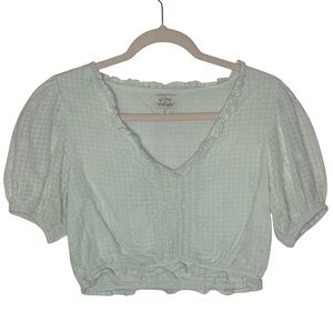 Billabong x Wrangler Women's Ruffle Crop Top